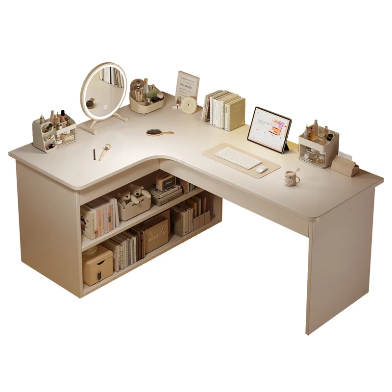 مكتب الكمبيوتر سطح المكتب غرفة النوم المنزلية رف الكتب المتكامل طالب تعلم الكتابة مكتب مكتب متعدد الوظائف الزاوية #5