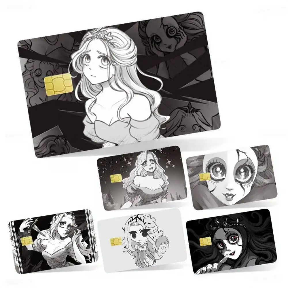 

S-Slay The Princess Game 4pcs 1Set Film Skin for Debit Credit Bank Visa Card Decal Cover