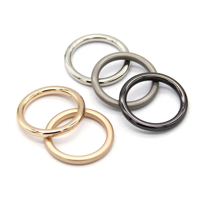 HENGC Large Round Metal O Ring Buckles Clasp Web For Leather Belt Shoes Bags Garment High Quality Sewing DIY Crafts Wholesale 3 HENGC Large Round Metal O Ring Buckles Clasp Web For Leather Belt Shoes Bags Garment High Quality Sewing DIY Crafts Wholesale 3
