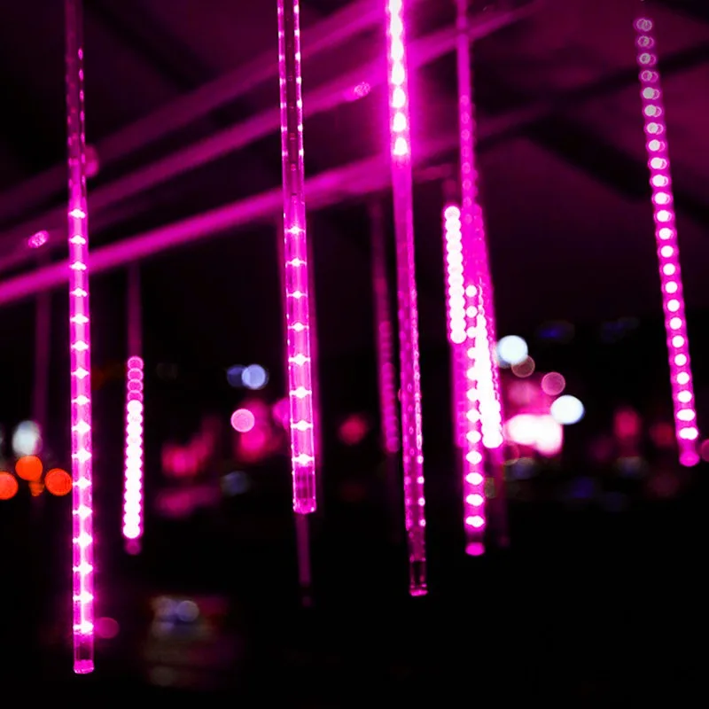 

8 Tubes LED Meteor Shower Lights 220V EU Plug Waterproof Christmas String Light Garden Wedding Party New Year's Decorations