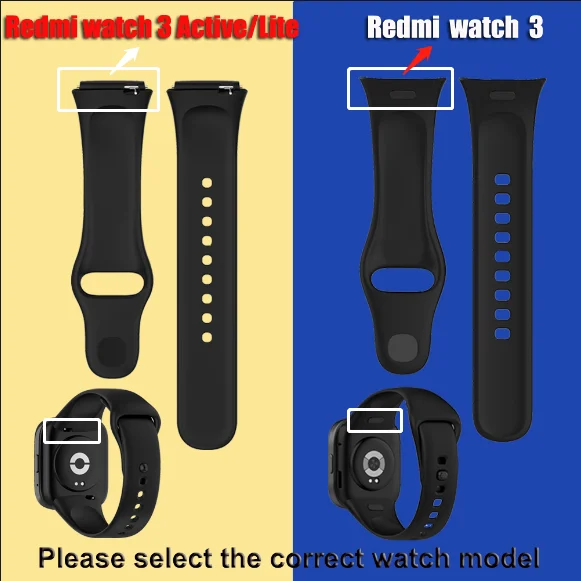 Correa de reloj de repuesto para Xiaomi Redmi Watch 3, Correa de reloj para Redmi Watch 3 Active/Lite