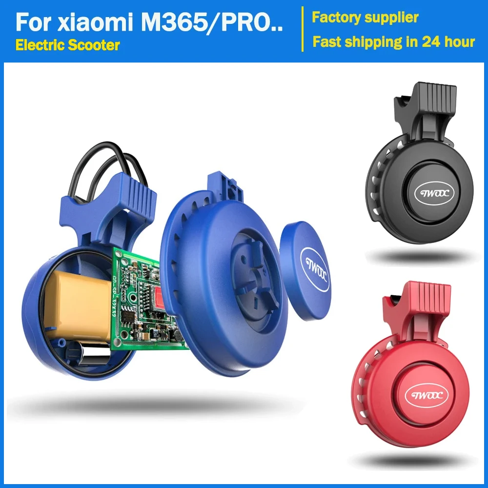 

Horn for Xiaomi M365 PRO 1S Electric Scooter Reminder Bell in 4 Sound Modes USB Rechargeable Battery Waterproof Bell Ring Parts