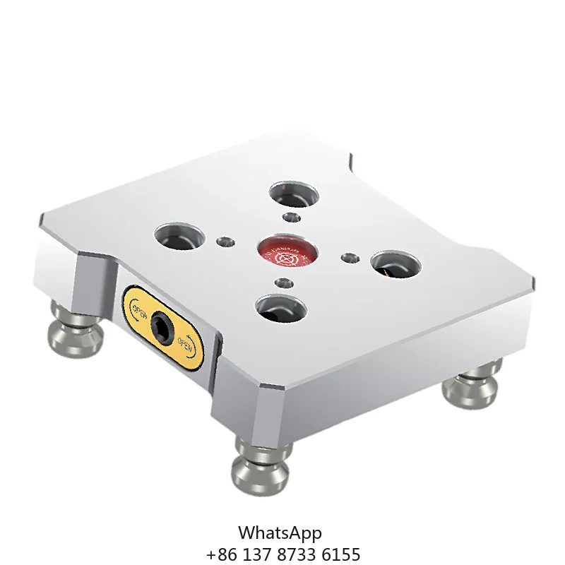 ZPP Pneumatic Zero-Point Quick-Change CNC Base Plate For 5 Axis Machining Center Vices Clamping Workholding