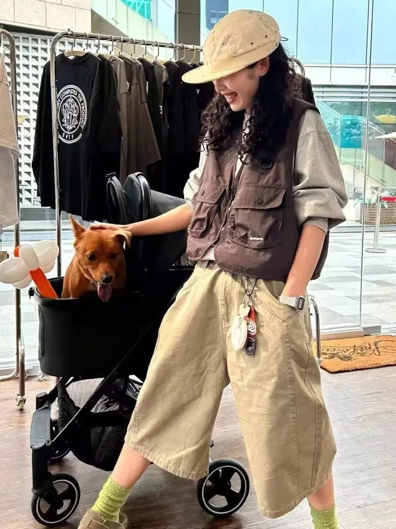 Coletes coletes finos das mulheres colete mulher topo outono misturas borda crua bling barras de champanhe bonito dourado glamour artístico na moda