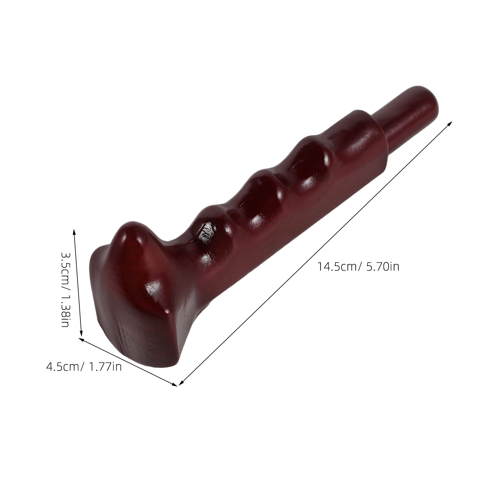 عصا تدليك الرقبة الخشبية المحمولة باليد، أداة علاج الجسم من خشب الخوخ لتخفيف عضلات الكتف، نقطة الزناد لنقطة الوخز