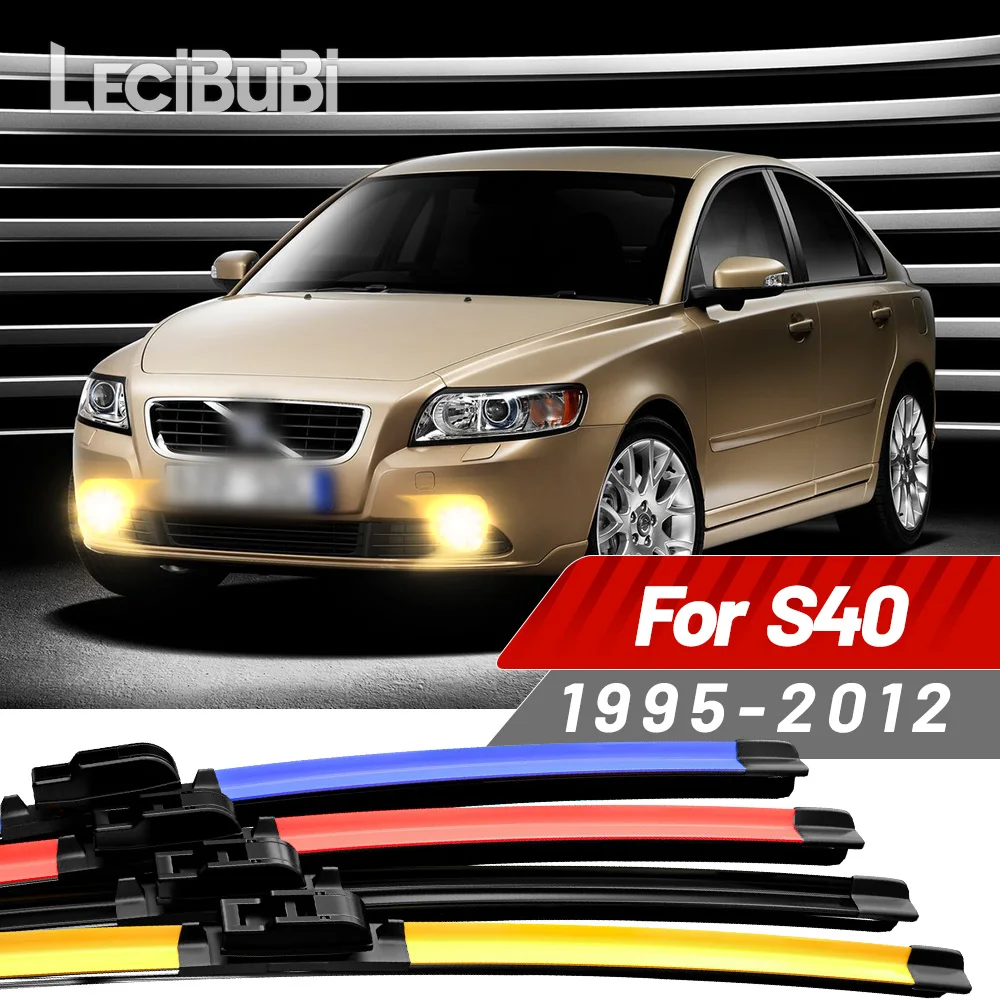 

2pcs For Volvo S40 MK1 MK2 1995-2012 2004 2005 2006 2007 2008 2009 2010 2011 Front Windshield Wiper Blades Windscreen Wipers