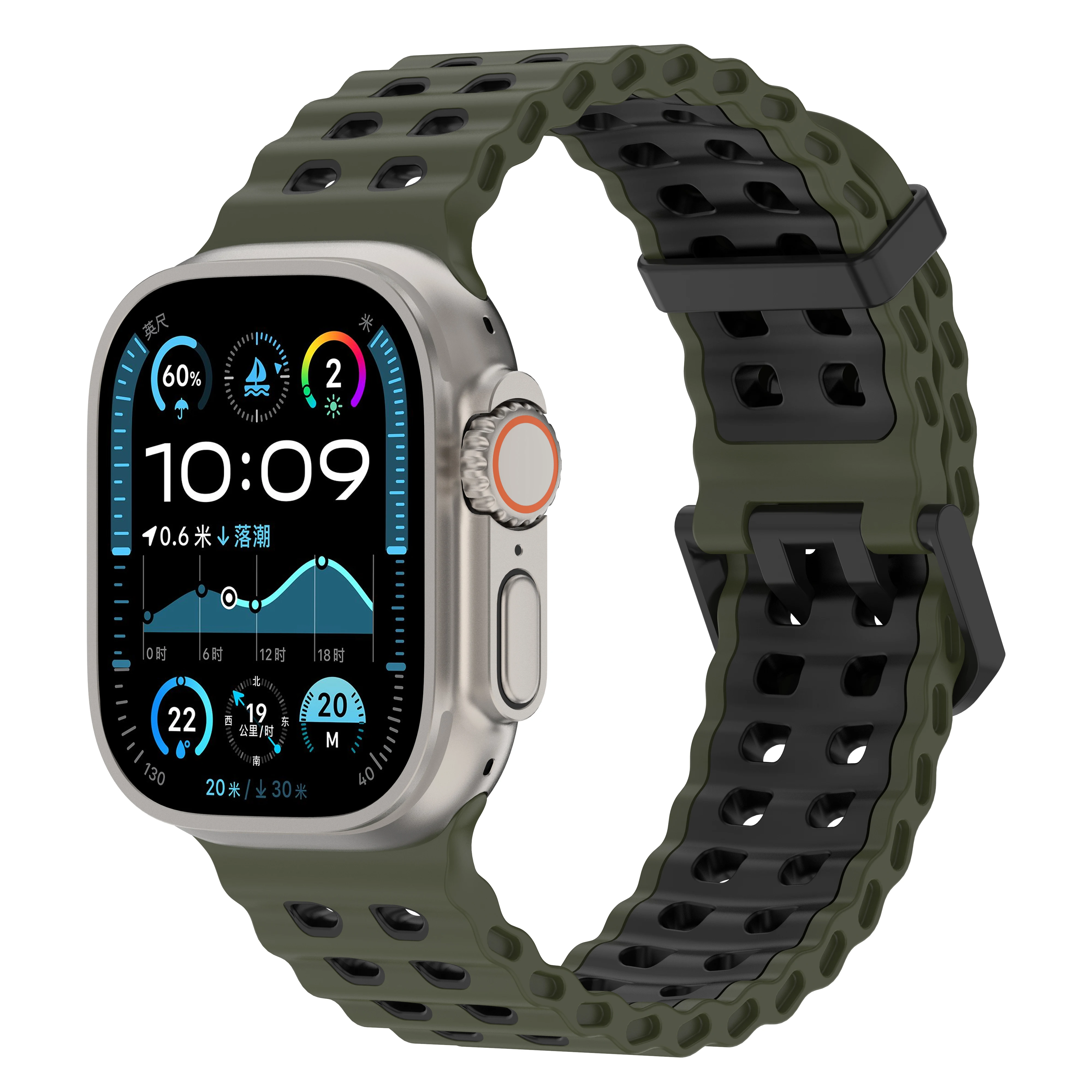 Ocean Band For Apple Watch Ultra 3 2 Strap 49mm 46mm 44mm 45mm 40mm 42mm 41mm Correa Bracelet IWatch Series 11 10 SE 9 8 7 6