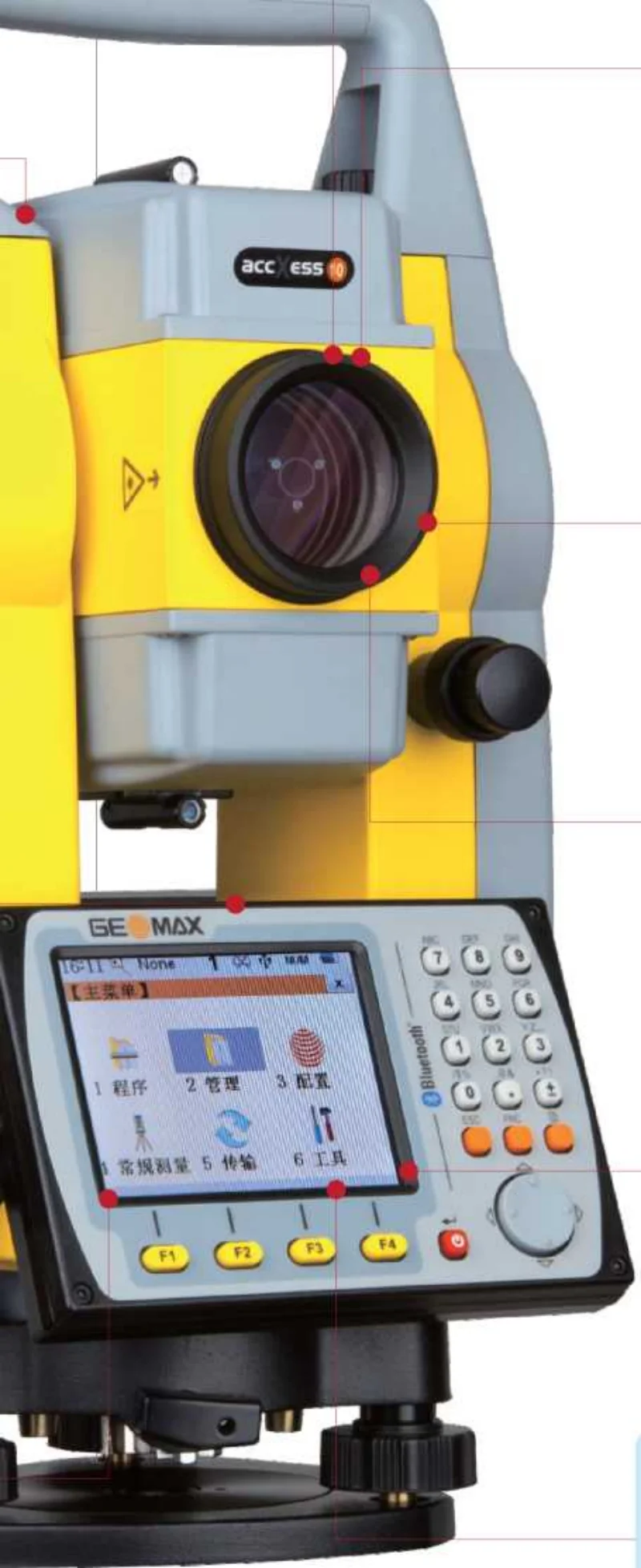 Geomax Zoom35 Surveying With Accuracy 2 High Quality Cheap Total Station 2024