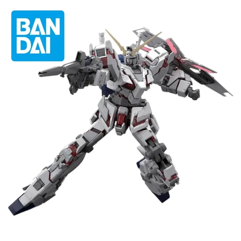 

Оригинальная игрушка Bandai в виде аниме единорога гандама RG 1/144, сборная модель, Подвижная кукла, подарки, коллекционные украшения для мальчиков и детей