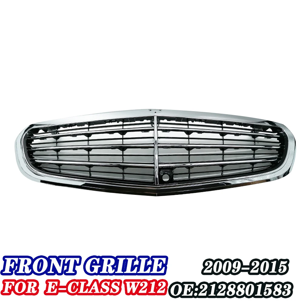 

Applicable for E-Class W212 Front Grille Radiator Grille New Style with Camera Front Center Grille 2009–2015