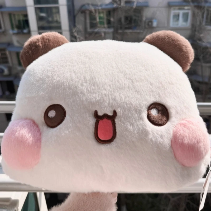 Kawaii Bubu Dudu Panda Mitao Kat Perifere Pluche Kussens Met Drukken Geluid Paar Gift Kussens Schattige Pluche Pop Decor Echt