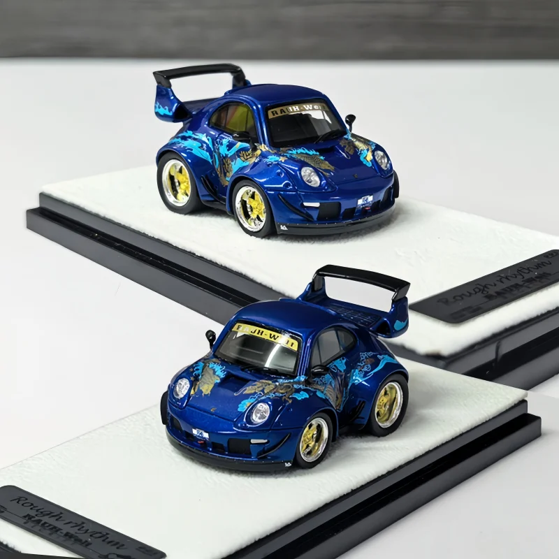 little-egg-1-64-993-rwb-egg-cart-royal-ocean-arowana-q-version-modelo-de-coche-en-miniatura-de-resina-figura-para-adultos
