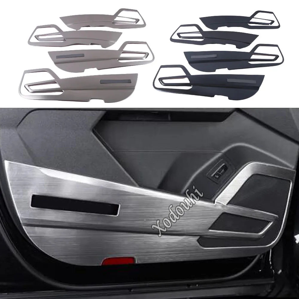 Car Anti-Kick Board Sticker Frame Decoration Trim Auto Interior Accessories For VW Volkswagen Teramont Atlas 2017 2018 2019 2020