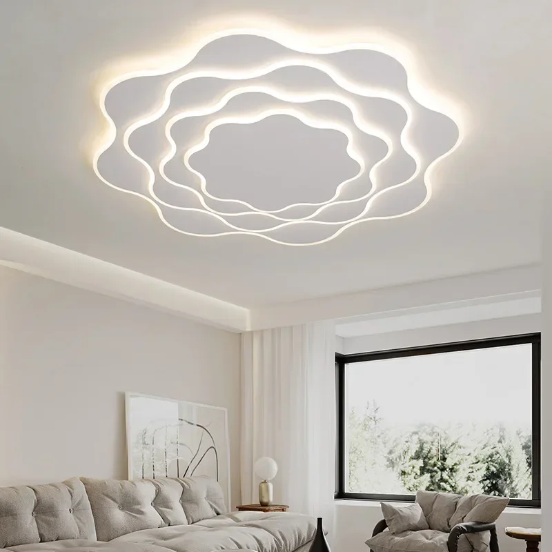Modern LED Ceiling Light for Living Room Dining Room Bedroom Hall Creative Acrylic Chandelier Dimmable Lighting Fixture Luster