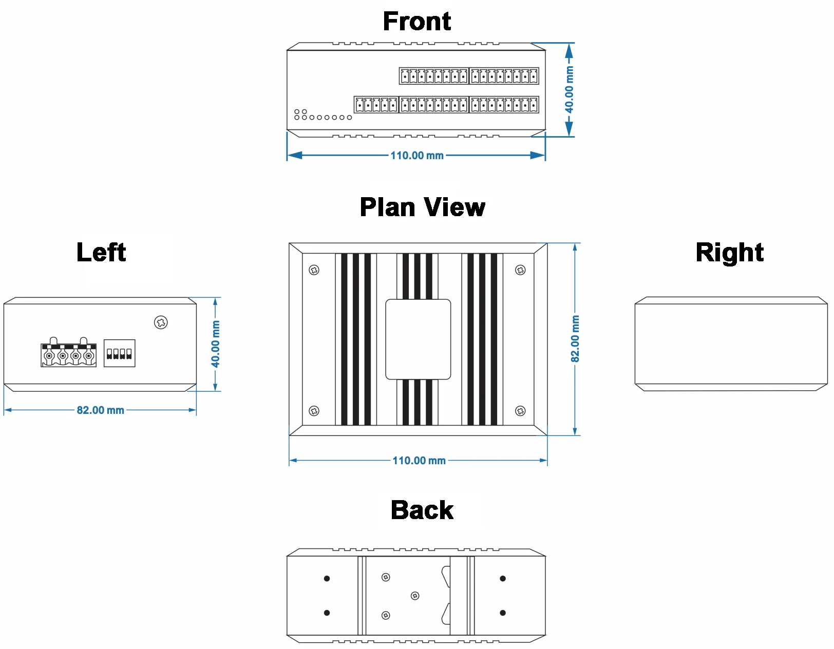 

Лучшее качество от 1 до 8, RS485, хорошая цена, промышленный концентратор, изолированный концентратор RS485 на DIN-рейке