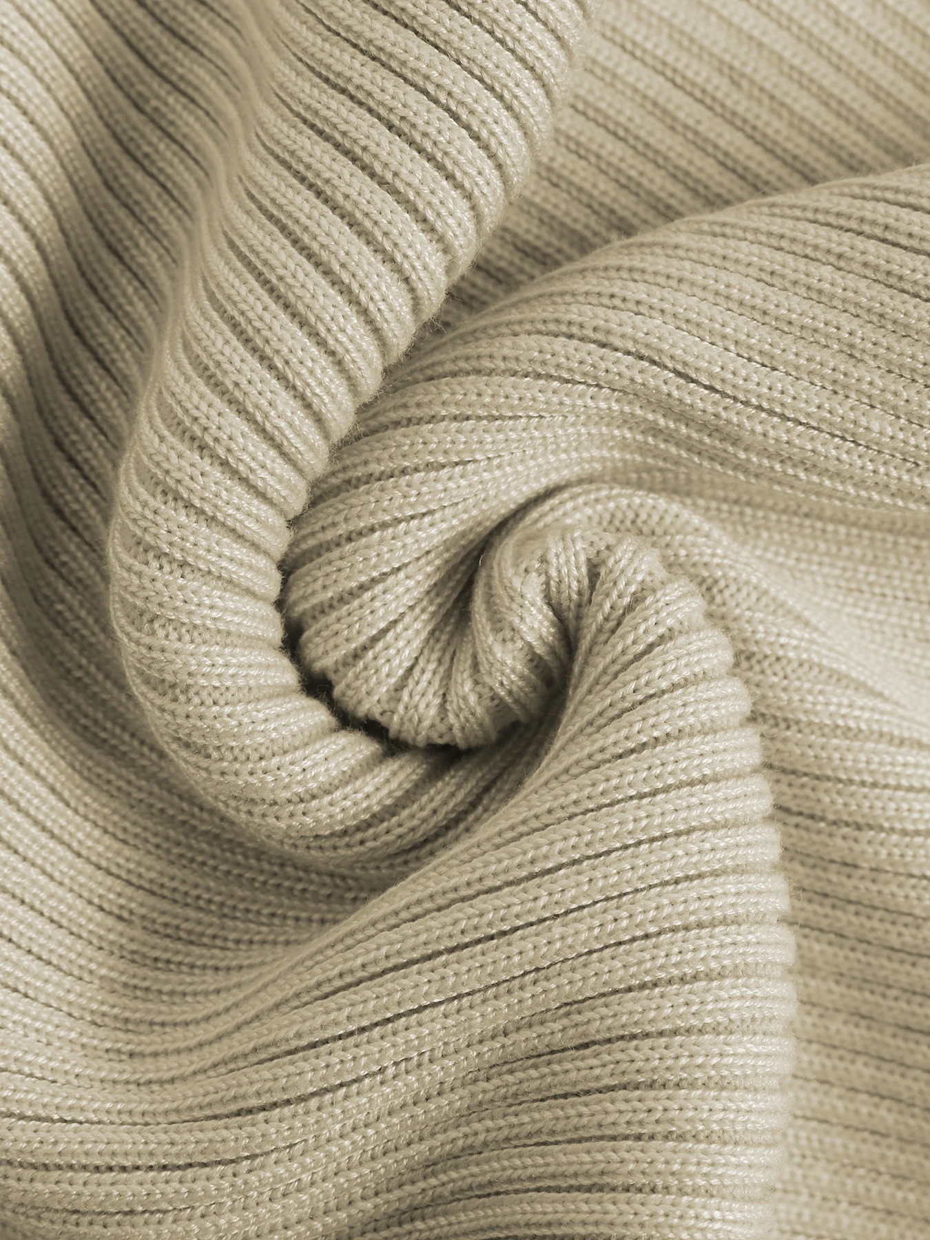 Women's WHITE Knitted Collared V Neck Lantern Sleeve Waist Tie Belt Bodycon Midi Dress Casual Party Autumn