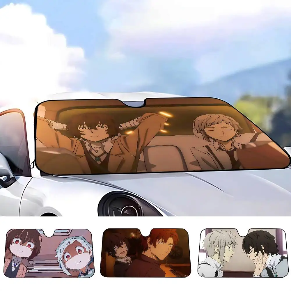 

Прохладный автомобильный солнцезащитный козырек A-Bungo Stray Dogs-W, автомобильный солнцезащитный козырек, универсальный складной козырек на ветровое стекло