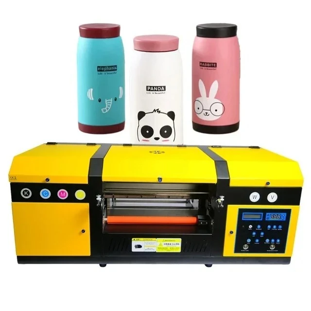 

The hot selling A3 two heads Xp600 2in1 small digital uv dtf inkjet flatbed printer For phone case pvc film printing pen sticker