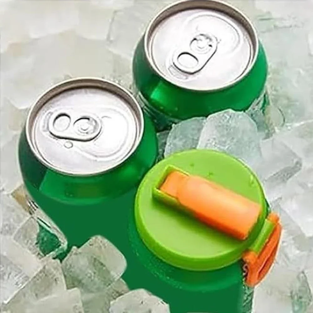 Soda Can Lids Cover With Traws Reusable Sealed Silicone Straw Beverage Can Cover Cup Cov Suitable For Canned Beverage Tank Cov view 3