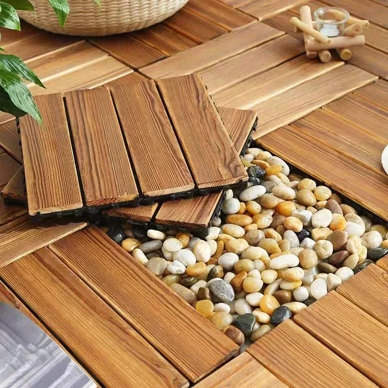 36 Pcs Interlocking Wood Deck Tiles 12