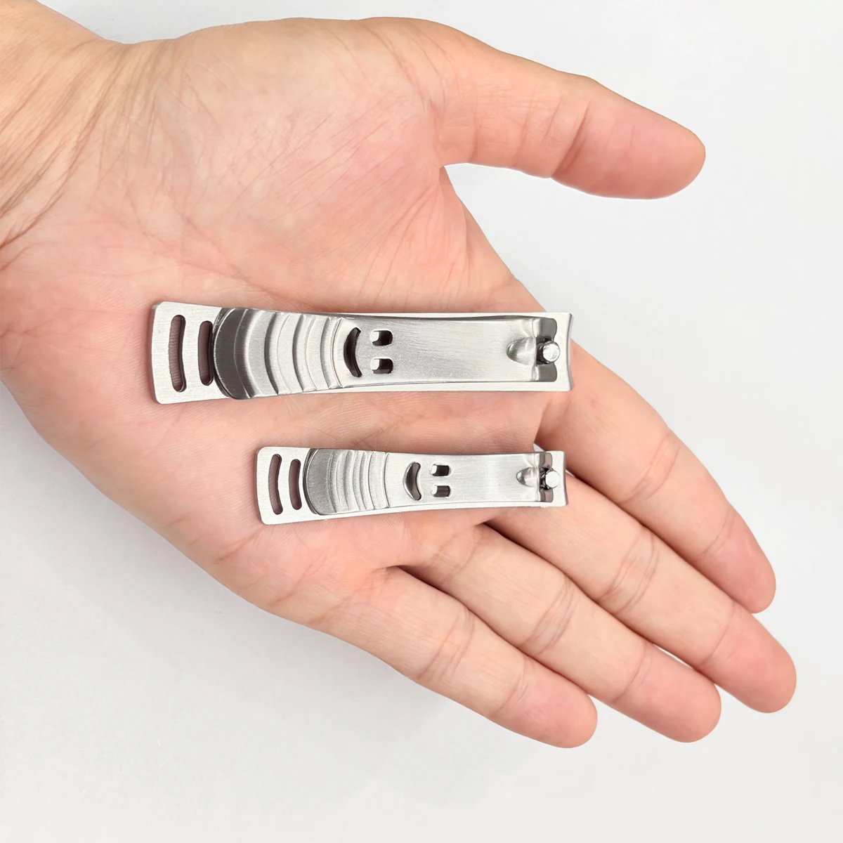 Stainless Steel Nail Clipper - Sharpest Nail Cutter And Trimmer Manicure Tool with Duty Curved Edge for Men And Women with Smile view 6