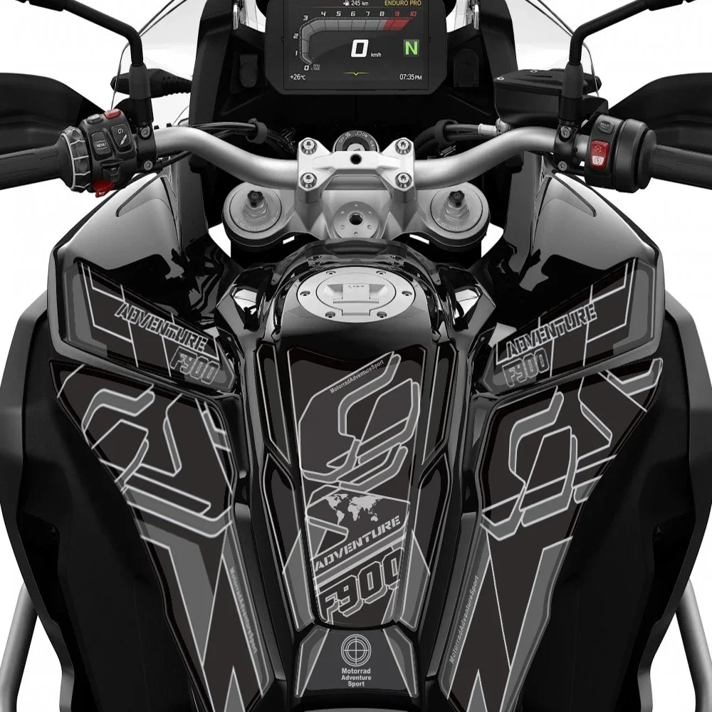 For BMW F900GS Adventure F 900 GS ADV 2024 2025 Motorcycle 3D Gel Tank pad Protector Stickers Knee Tank Side Paint Protection 3