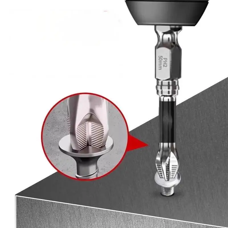 25L-150L Driver Bit K5 Cross Head Strong Magnetic Screwdriver Drill Bit Non-slip Alloy Steel High Hardness Impact Resistant Bits