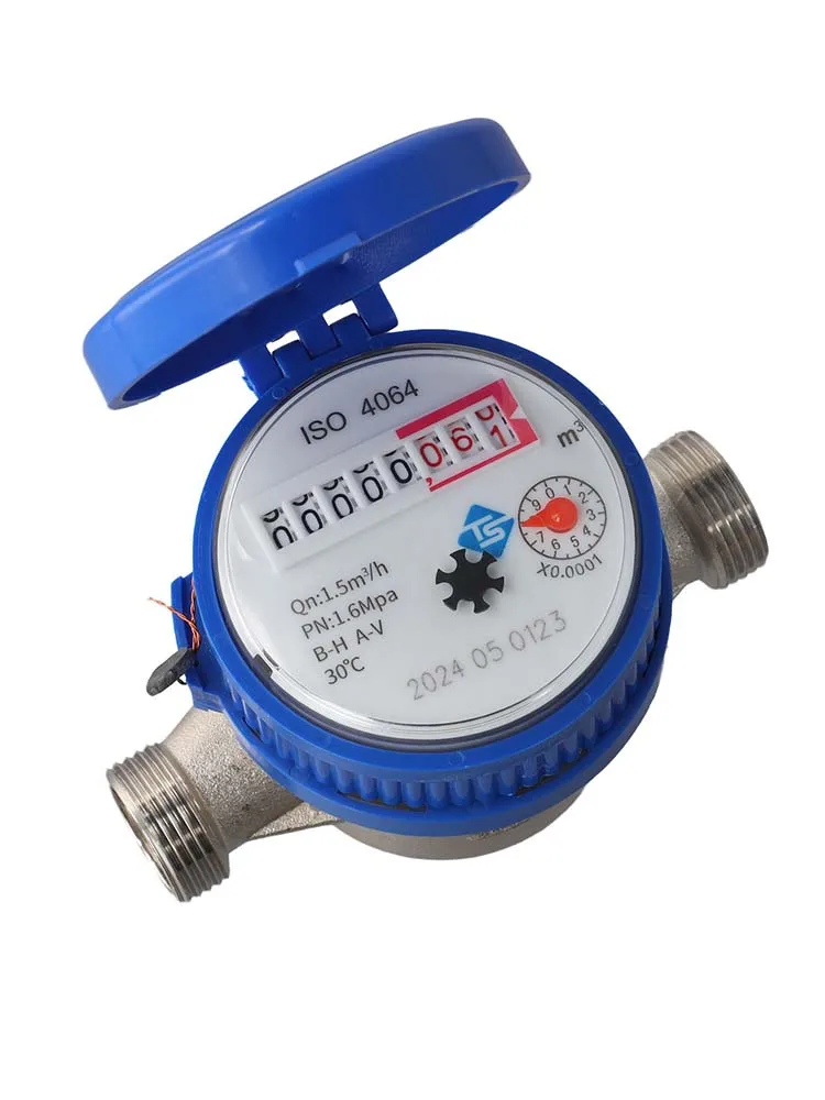 Smart Digital Water Meter Household Mechanical Rotor Pointer Cold Water Meter Built-in Filter To Prevent Large Particles