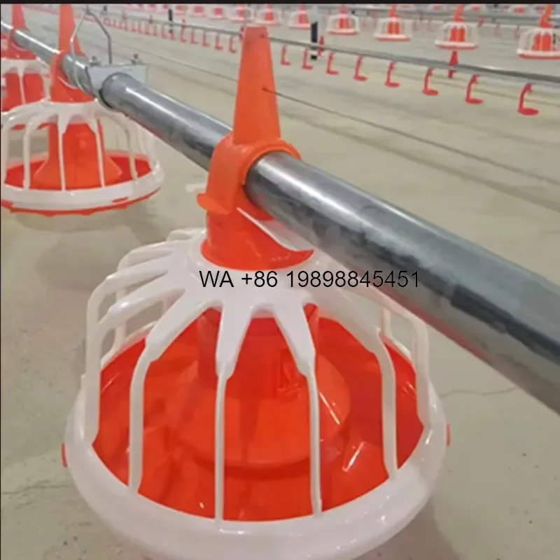 Wmwmnu New Fully Automatic PP Plastic Animal Feeders and Drinkers for Broiler Chicken Farms Poultry Feeding Lines Wholesale