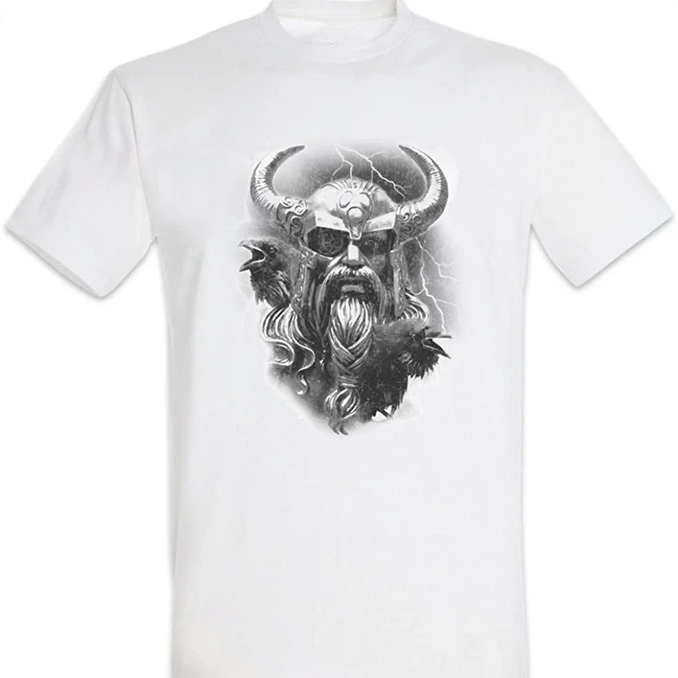 Odhin VII Camiseta De Hombre T-Shirt Men's 100% Cotton Casual T-shirts Loose Top Size S-3XL