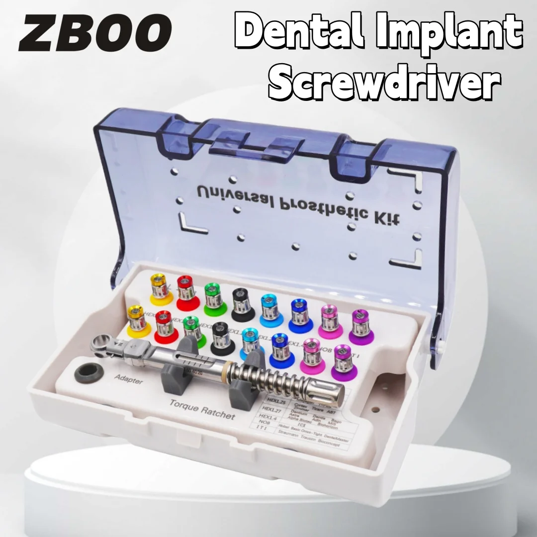 Dental Universal Implant Torque Wrench Stainless Steel Screwdriver New Design Implantology Tools Dentistry Instrument