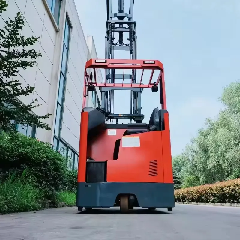 Full 2ton 8m Electric Reach Stacker Electric Reach Truck Big Battery