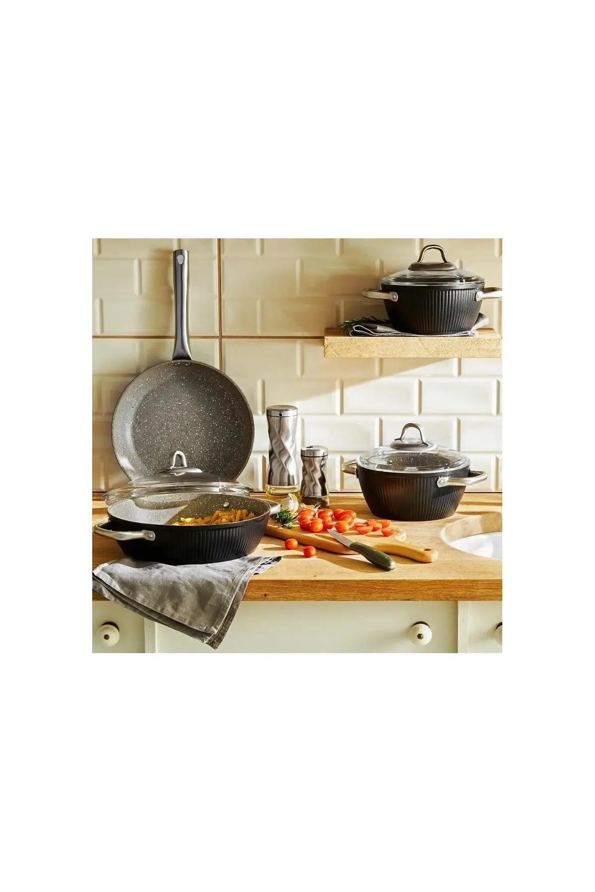 

DOLBOVI Sansa 7 piece granite Cookware Set Cookware Set Cookware Set