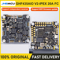 JHEMCU GHF435AIO V2 20A Flight Controller 2-4S with OSD Baro Blackbox Built-in ELRS 2.4G Receiver for RC FPV Freestyle Drone