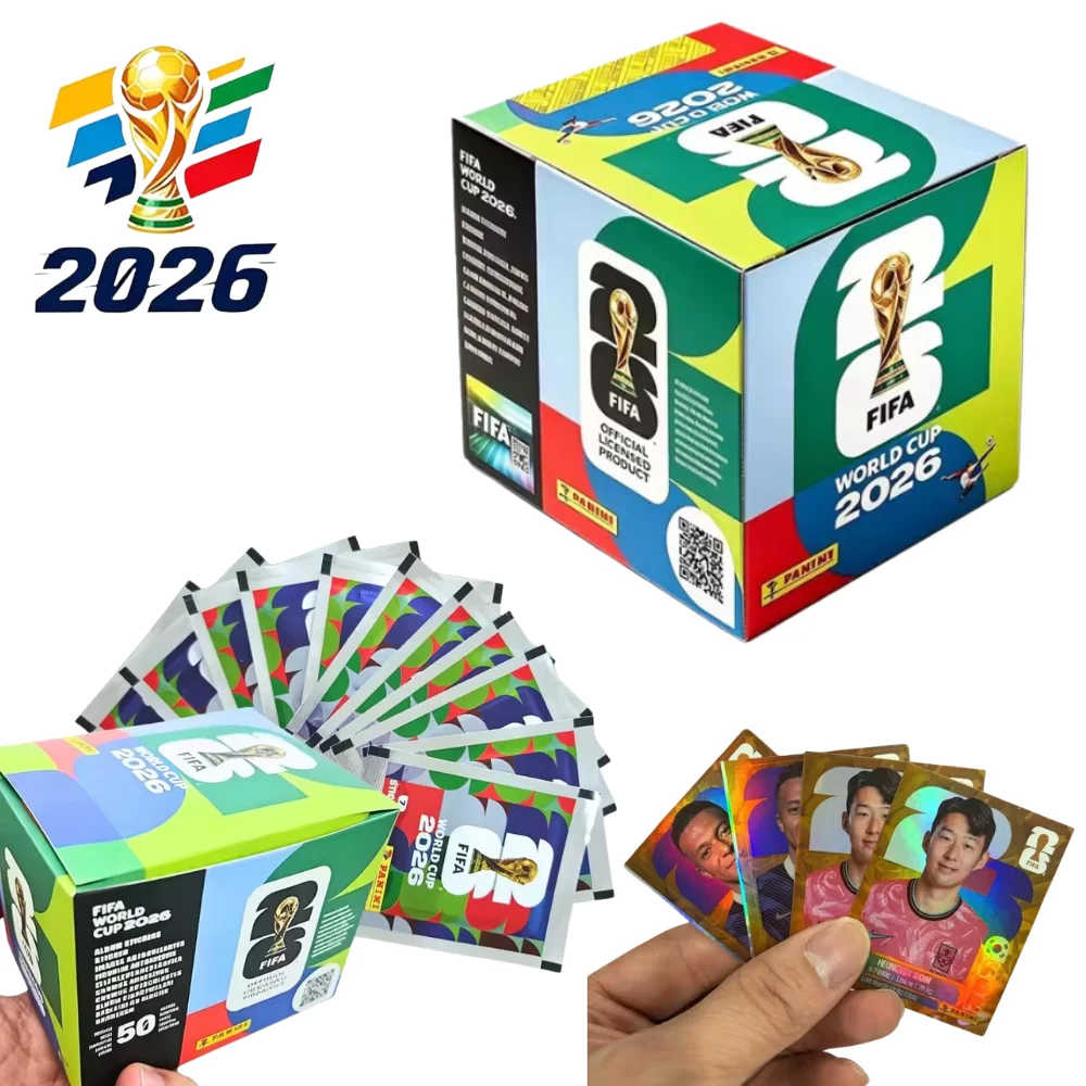 2026 Genuine Panini Official FIFA World Cup Soccer Cards Sticker Packs & Album Limited Edition Collection Soccer Memorabilia Set
