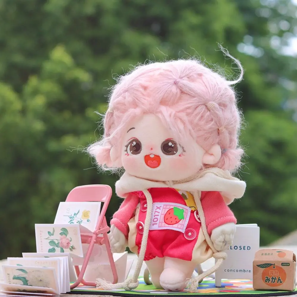 Fashion 20cm Doll Clothes Toy Strawberry Carrot Cotton Doll Clothes Hoodie Durian No Attributes Dolls Clothes Children's Gift