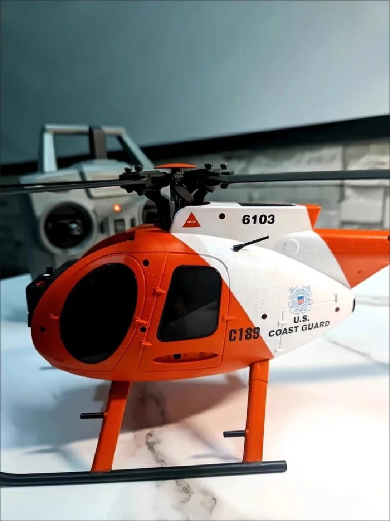 

Little Bird C189 Remote Control Helicopter 1:28 Scale Simulation Aircraft Dual Brushless Motor Four Channel Six Axis Gyroscope