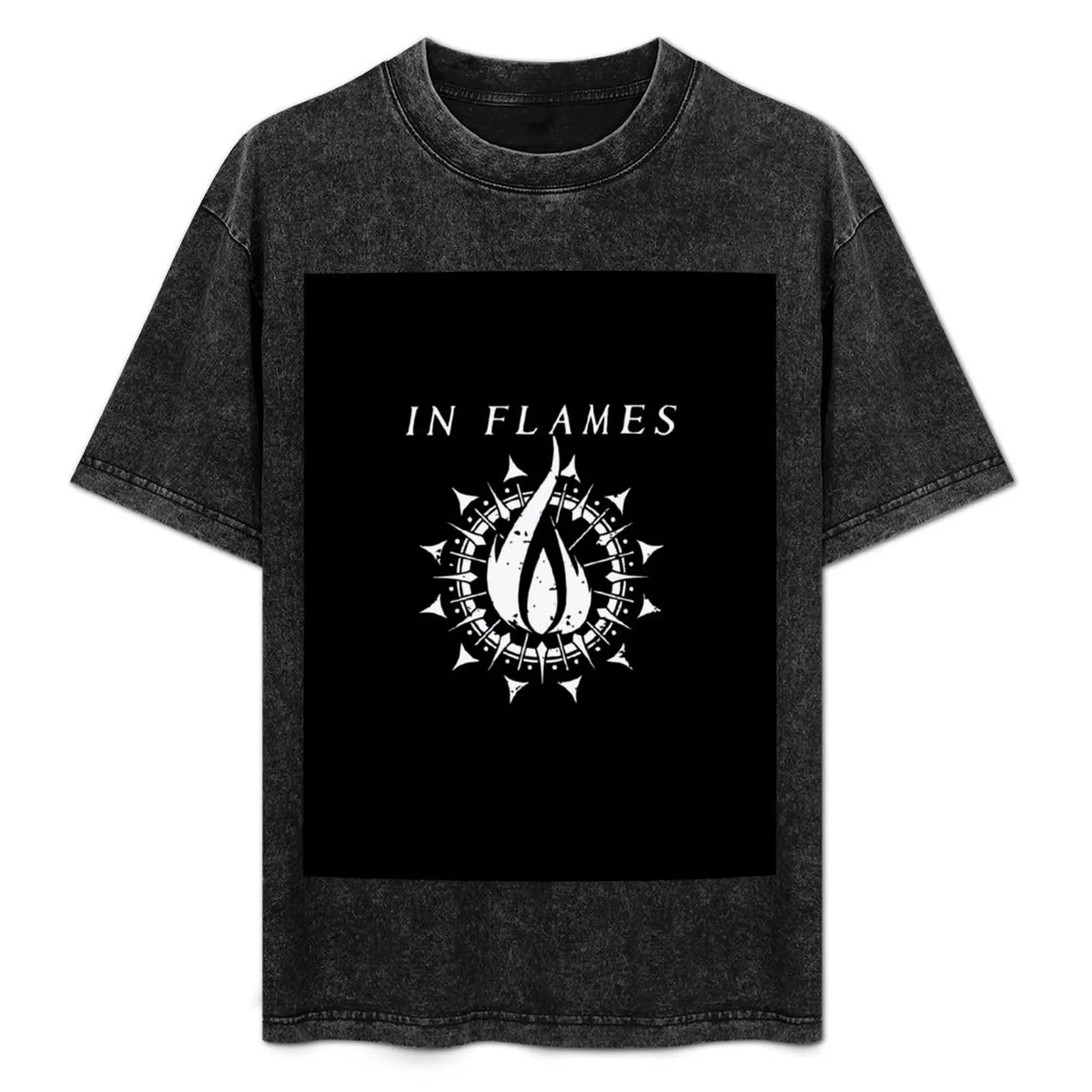 

White Flame T-Shirt Basic Plain Tee for Spring and Summer