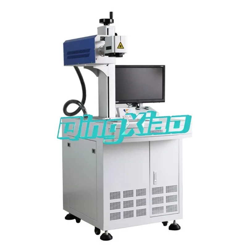 Fiber Laser Marking Machine Co2 Tube  Source High Precision  Stable Performance  Easy Operation Widely Used  For Metal Non Metal