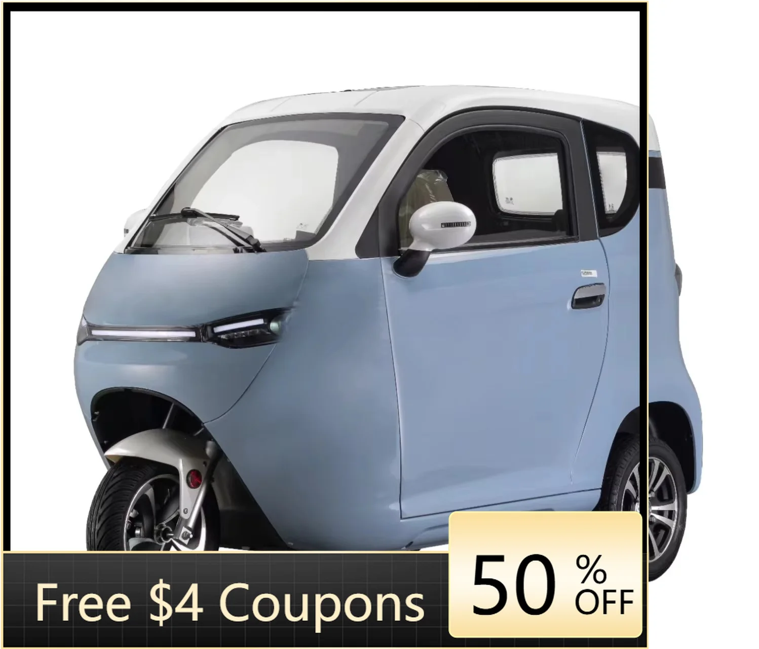 WB  EEC L2e electric tricycle with 2000W motor, 60V voltage, adult tricycle does not require a driver's license