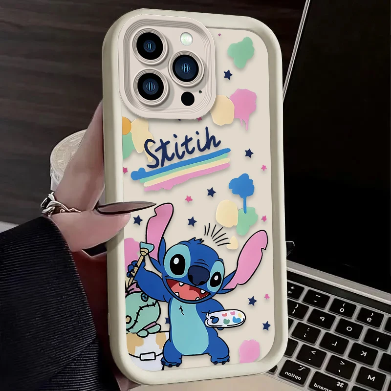 Graffiti Disney Stitch Case for Xiaomi 14T 13T 12T 11T 13 12 11 Lite 5G NE POCO X6 X5 F6 F5 F3 X4 GT X3 NFC M5S C65 M6 Pro 4G