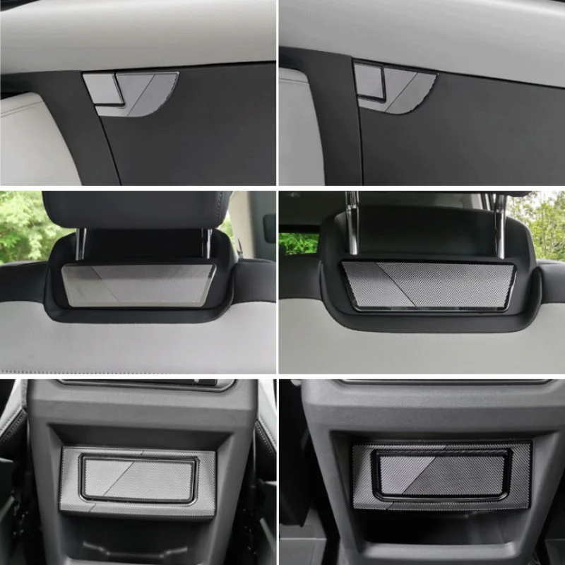 

For Ford Edge 2023-2025 Car Interior Decorative Lines Household car storage box storage box accessory storage cover trim
