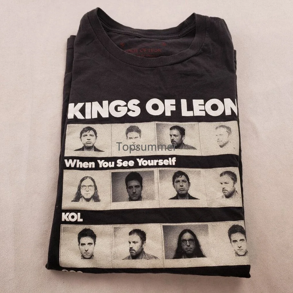 

Kings Of Leon Rock Band T Shirt Alternative Rock When You See Yourself Men Xl