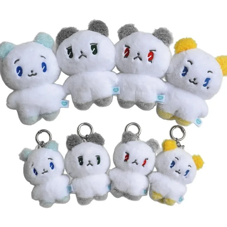

KPOP PLAVE Cartoon Cute Plush Doll Keychain High Quality INS Style Full PP Cotton Keyring NOAH YEJUN BAMBY EUNHO Fans Gifts