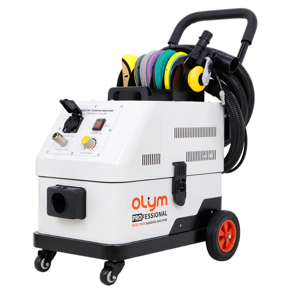 Latest High Quality Dry Grinding Car Dust Collector Vacuum Sander Sanding Machine with Large Suction 20l for Automotive