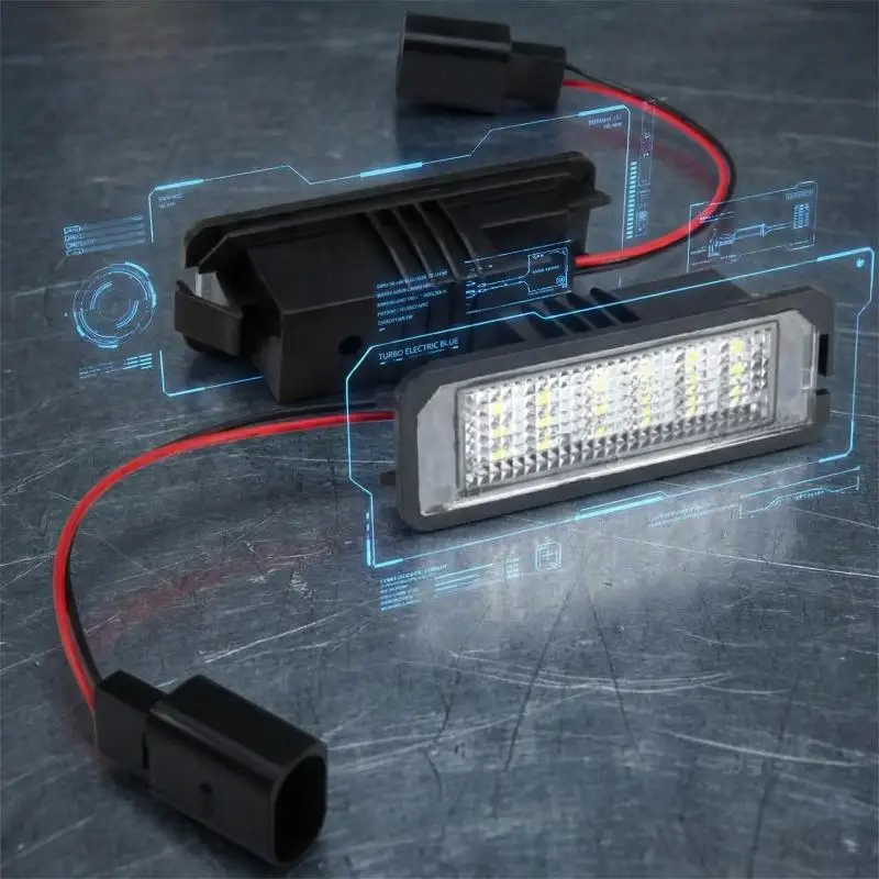 

Светодиодная лампа для подсветки номерного знака, суперяркая белая, эффективная для освещения номерных знаков автомобилей, внедорожников, квадроциклов, фургонов и пикапов.