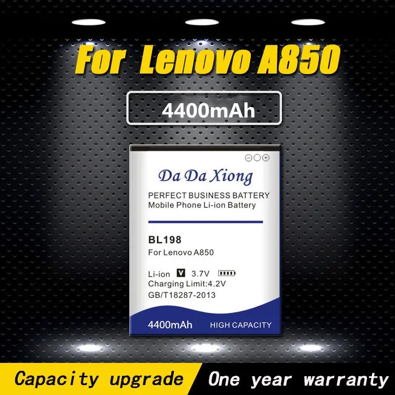 4400mAh BL198 Battery for Lenovo A850 A860E S890 A859 A830 K860 K860i A678T S880 S880i Phone Bateria