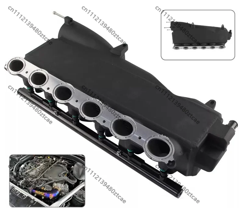 High‑Performance Enlarged Top‑Mount Turbo Cooling Manifold Radiator, Car Modified Cooling Part