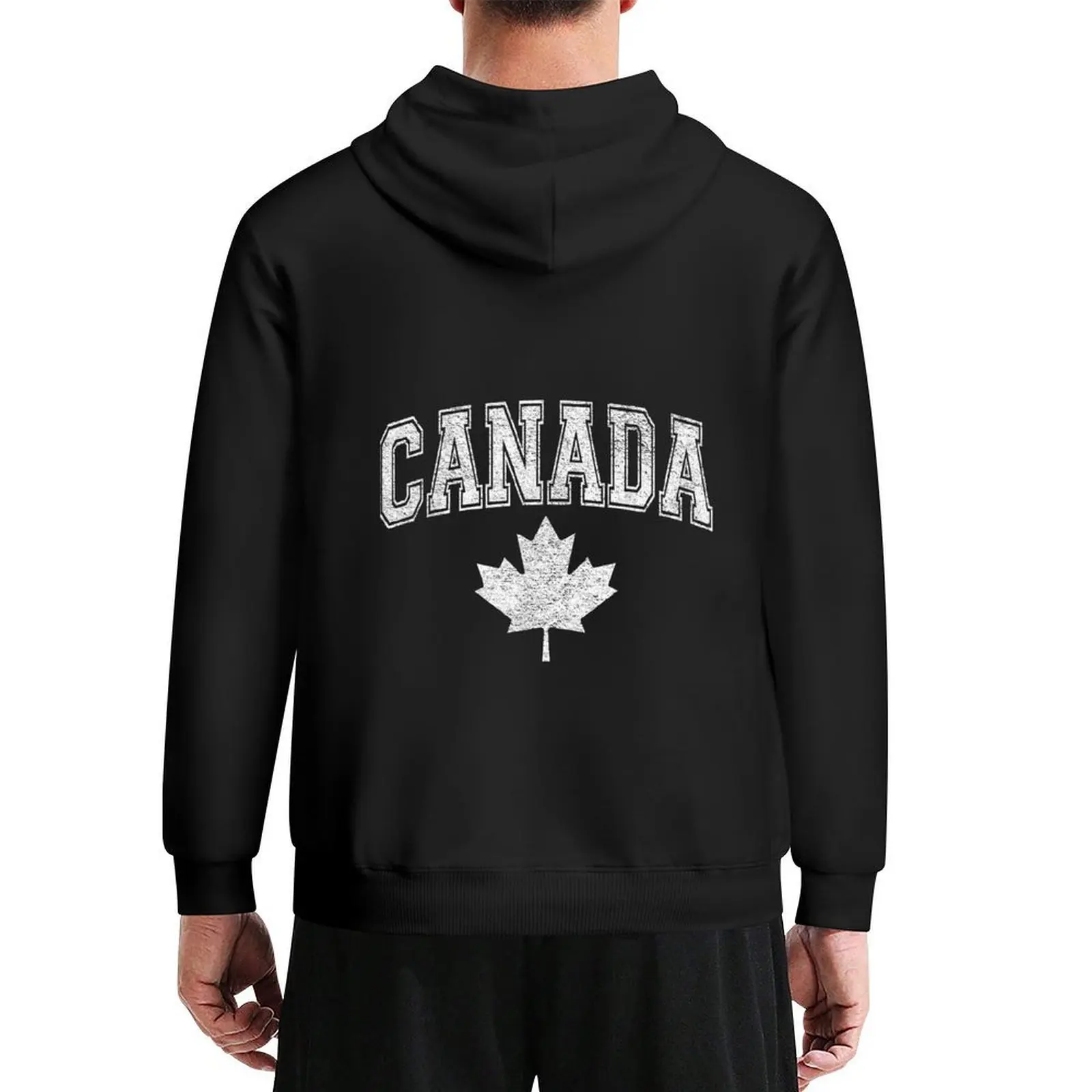 

CANADA AHLEIC EAM SPORS FLAG VARSIY SYLE MAPLE LEAF Hoodie men clothes winter clothes men's sweat-shirt set graphic hoodie