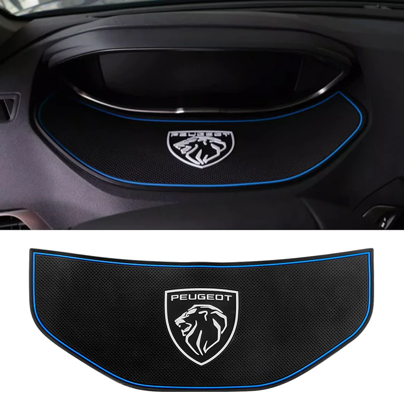 Durable Polyester Car Dashboard Cover Non Slip Dash Pad Anti Dirty Protector Interior Decor For Peugeot 4008 GT 5008 2016 2023 - view 4